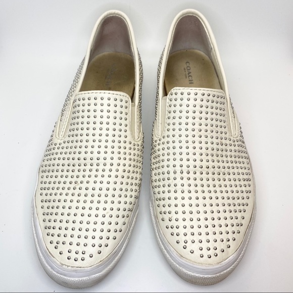 Coach Maggie Studded Slip Ons - Picture 4 of 10